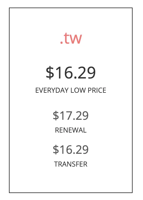 porkbun .tw 網域價格